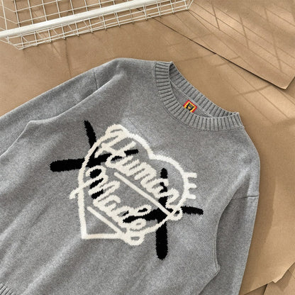 HUMAN MADE x KAWS Made Knit Sweater "Navy"