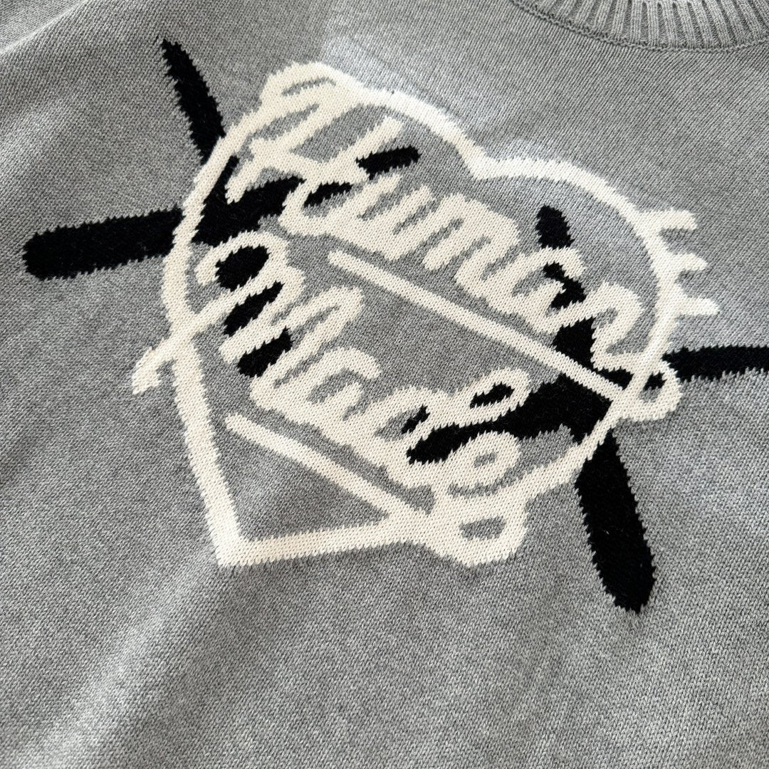 HUMAN MADE x KAWS Made Knit Sweater "Navy"