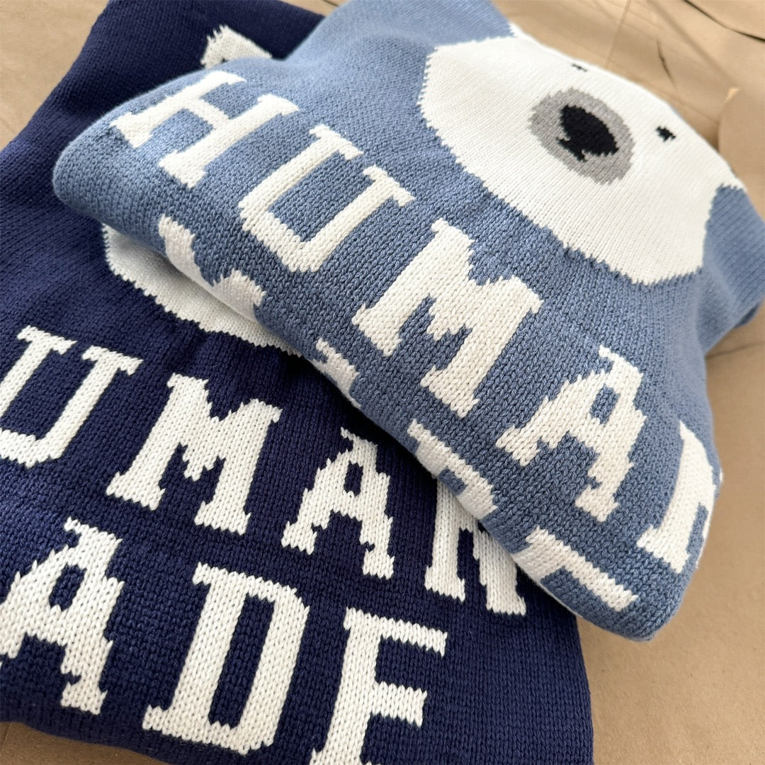 "HUMAN MADE" Men's Long Sleeve Knit
