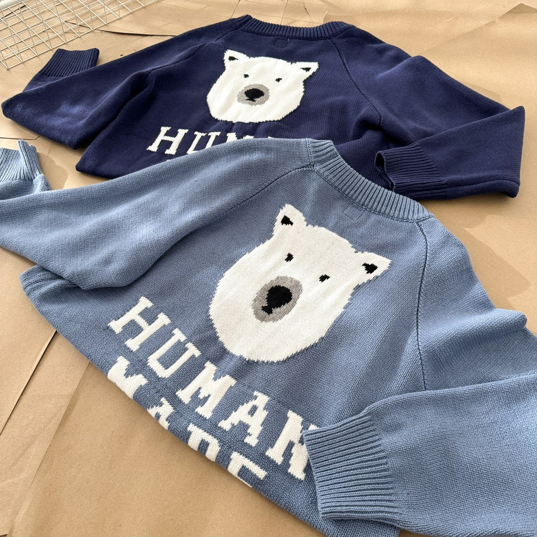 "HUMAN MADE" Men's Long Sleeve Knit