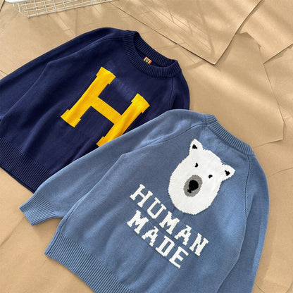 "HUMAN MADE" Men's Long Sleeve Knit