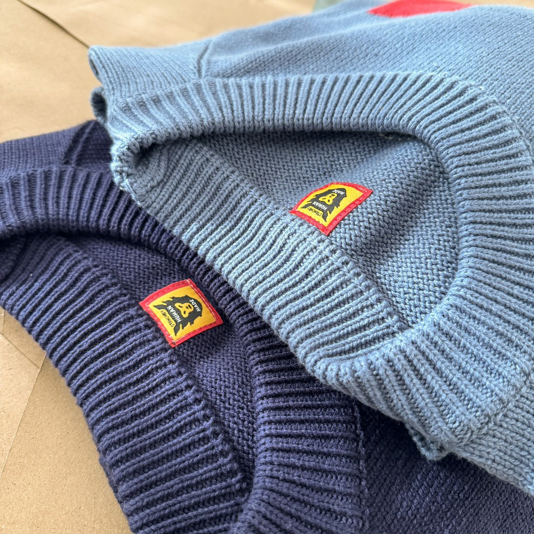 "HUMAN MADE" Men's Long Sleeve Knit