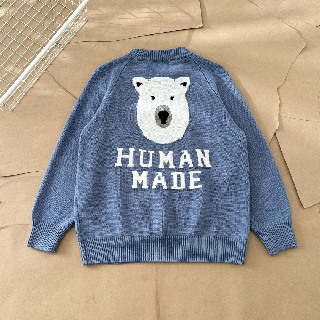 "HUMAN MADE" Men's Long Sleeve Knit