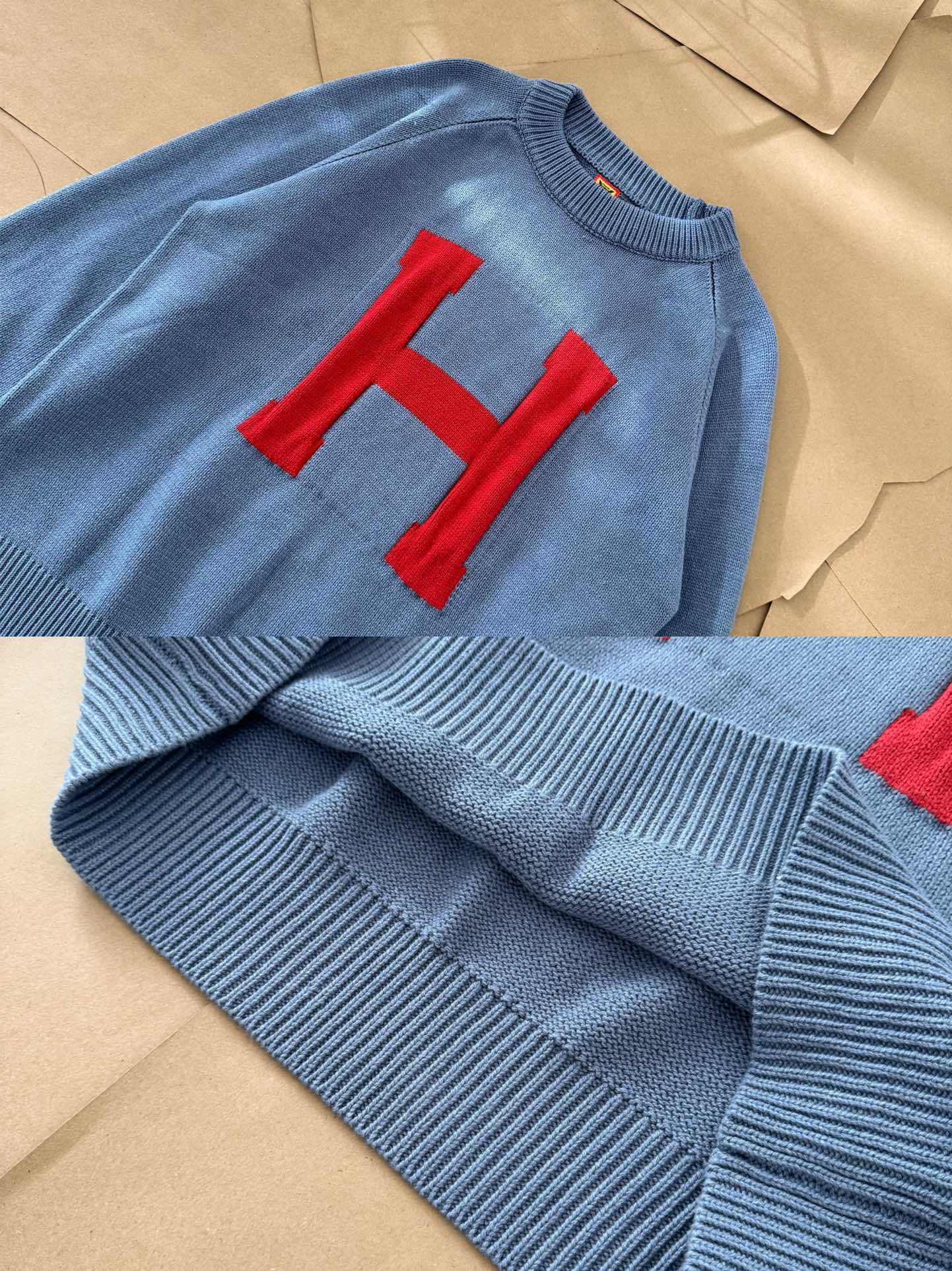 "HUMAN MADE" Men's Long Sleeve Knit