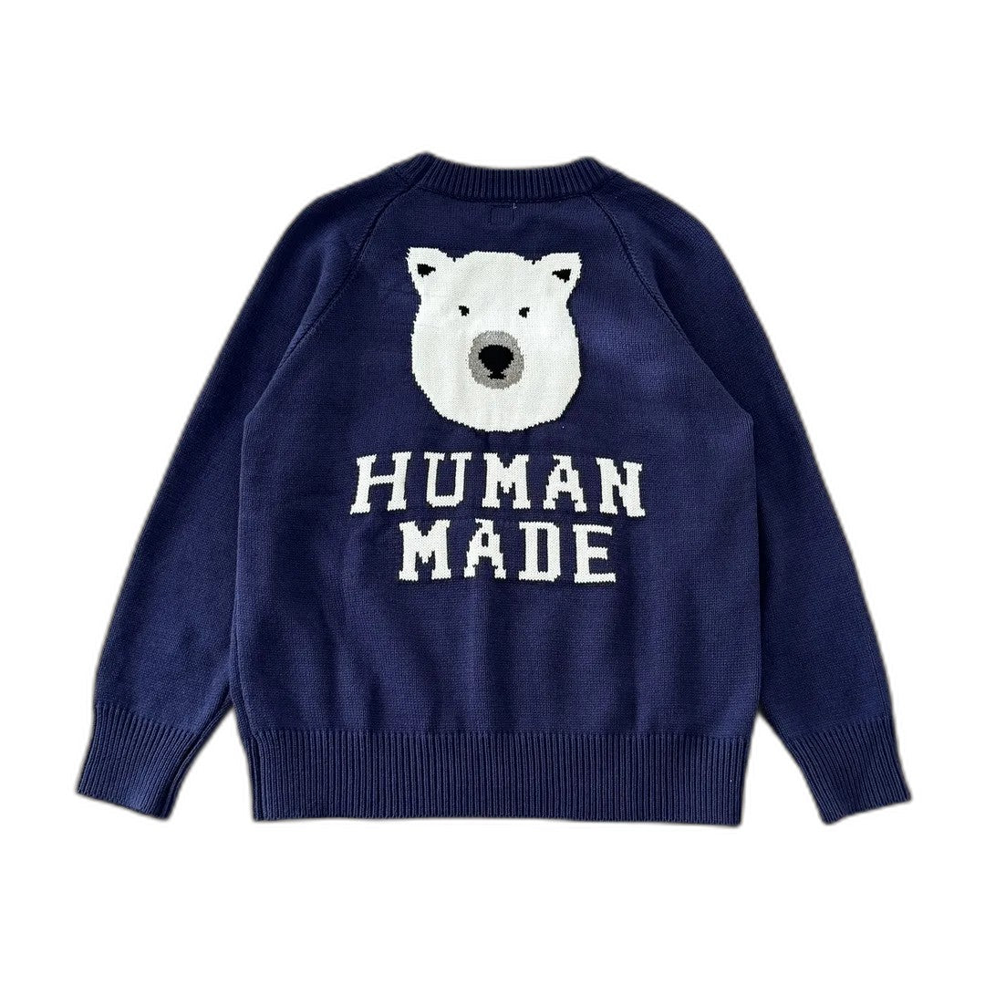 "HUMAN MADE" Men's Long Sleeve Knit