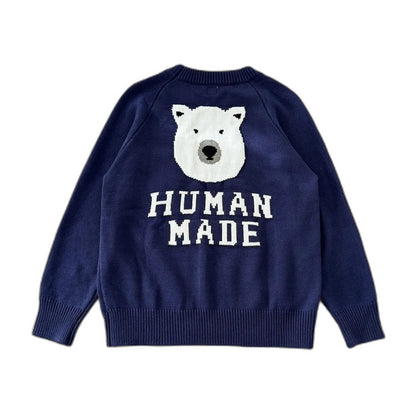 "HUMAN MADE" Men's Long Sleeve Knit