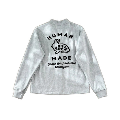 Human Made Sweatshirt Cardigan 'Grey'