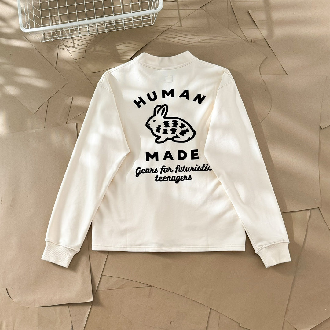 Human Made Sweatshirt Cardigan 'Grey'