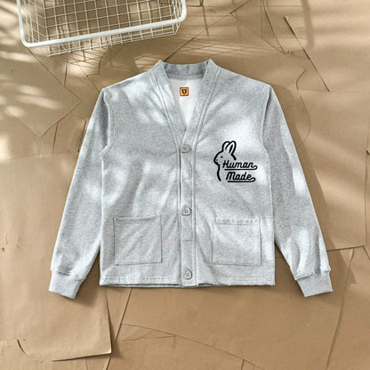 Human Made Sweatshirt Cardigan 'Grey'