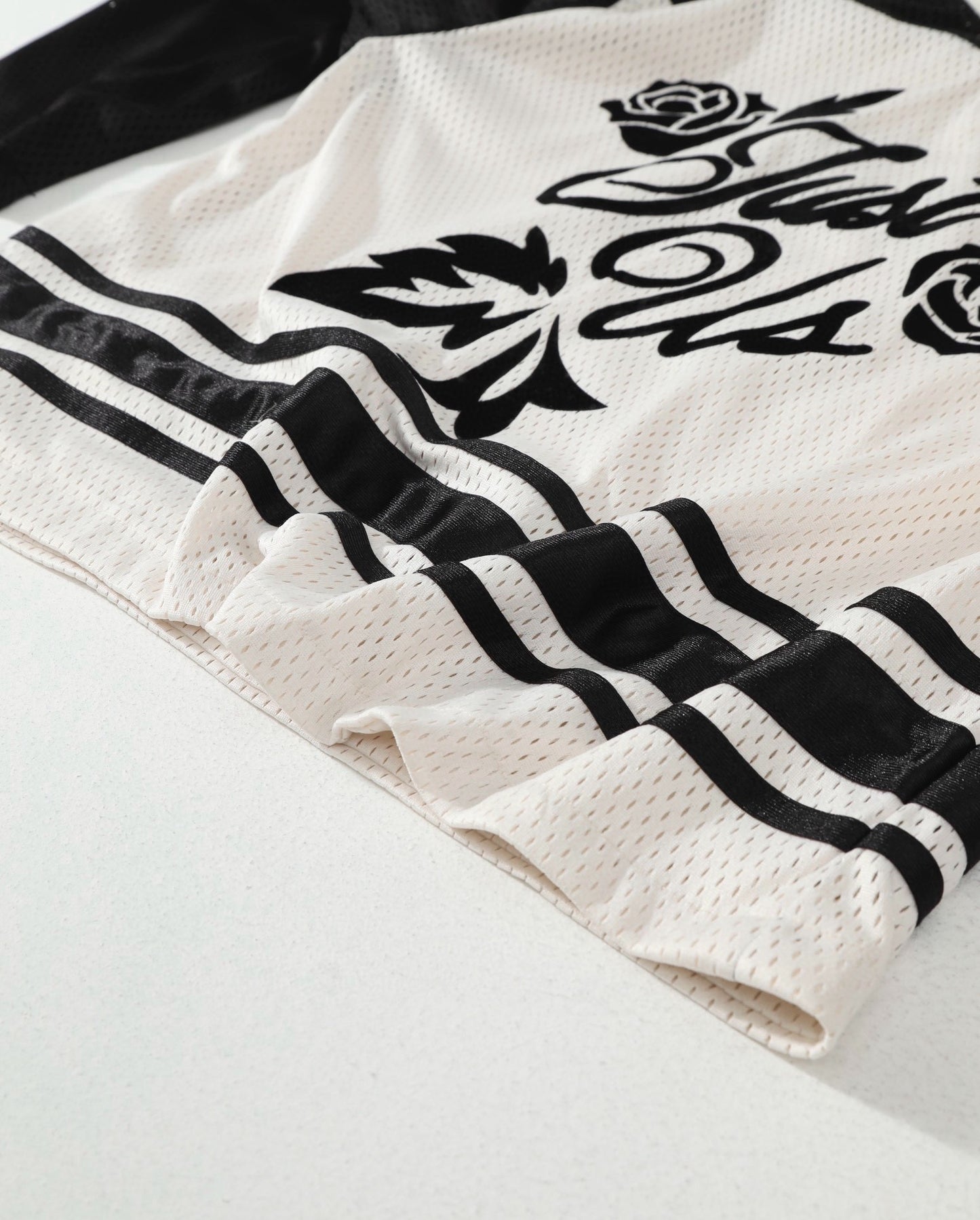 Kith Malik Long-Sleeve Mesh Jersey 'Sandrift'