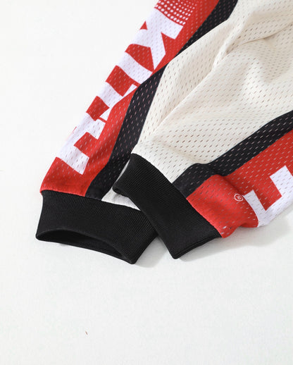 Kith Moto Mesh Long Sleeve Donovan Tee - Black