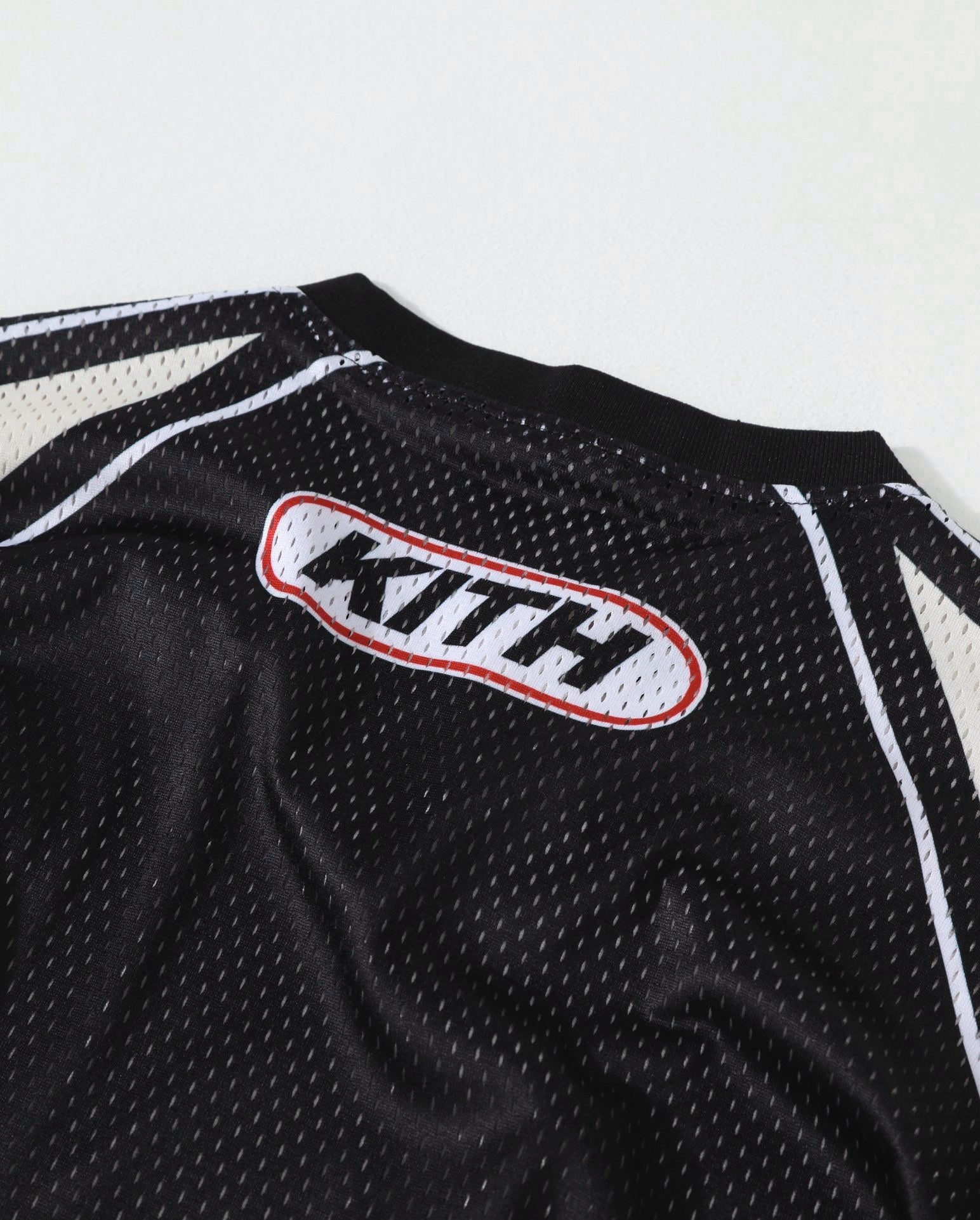 Kith Moto Mesh Long Sleeve Donovan Tee - Black