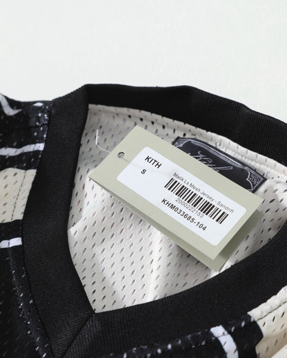 Kith Moto Mesh Long Sleeve Donovan Tee - Black