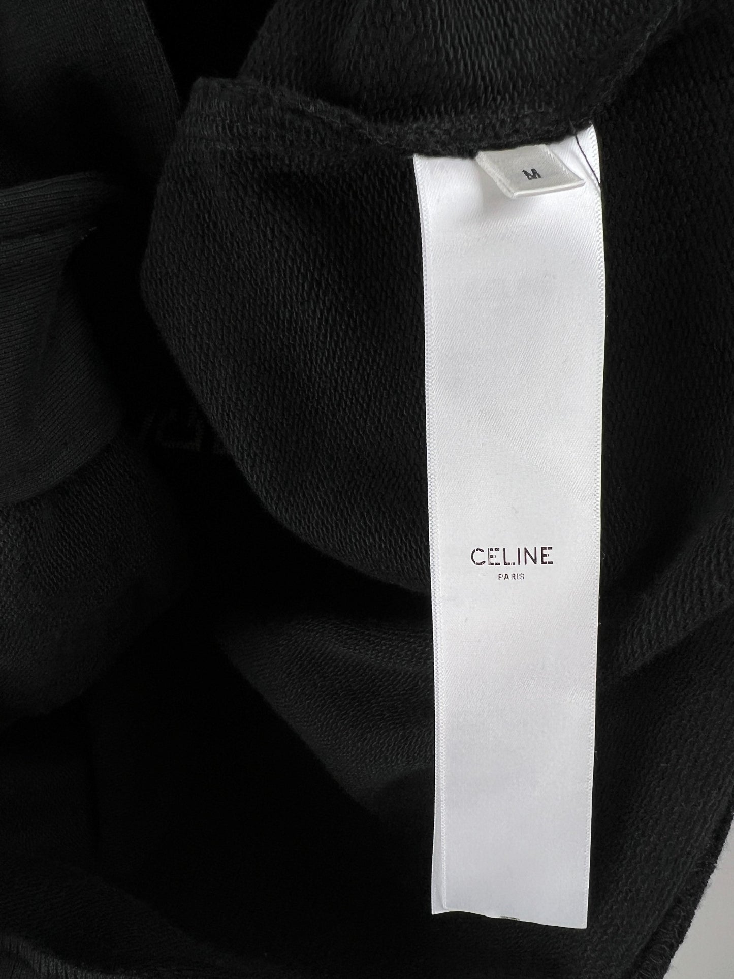 celine teddy jacket in cotton fleece