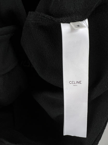 celine teddy jacket in cotton fleece