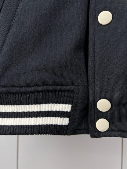 celine teddy jacket in cotton fleece