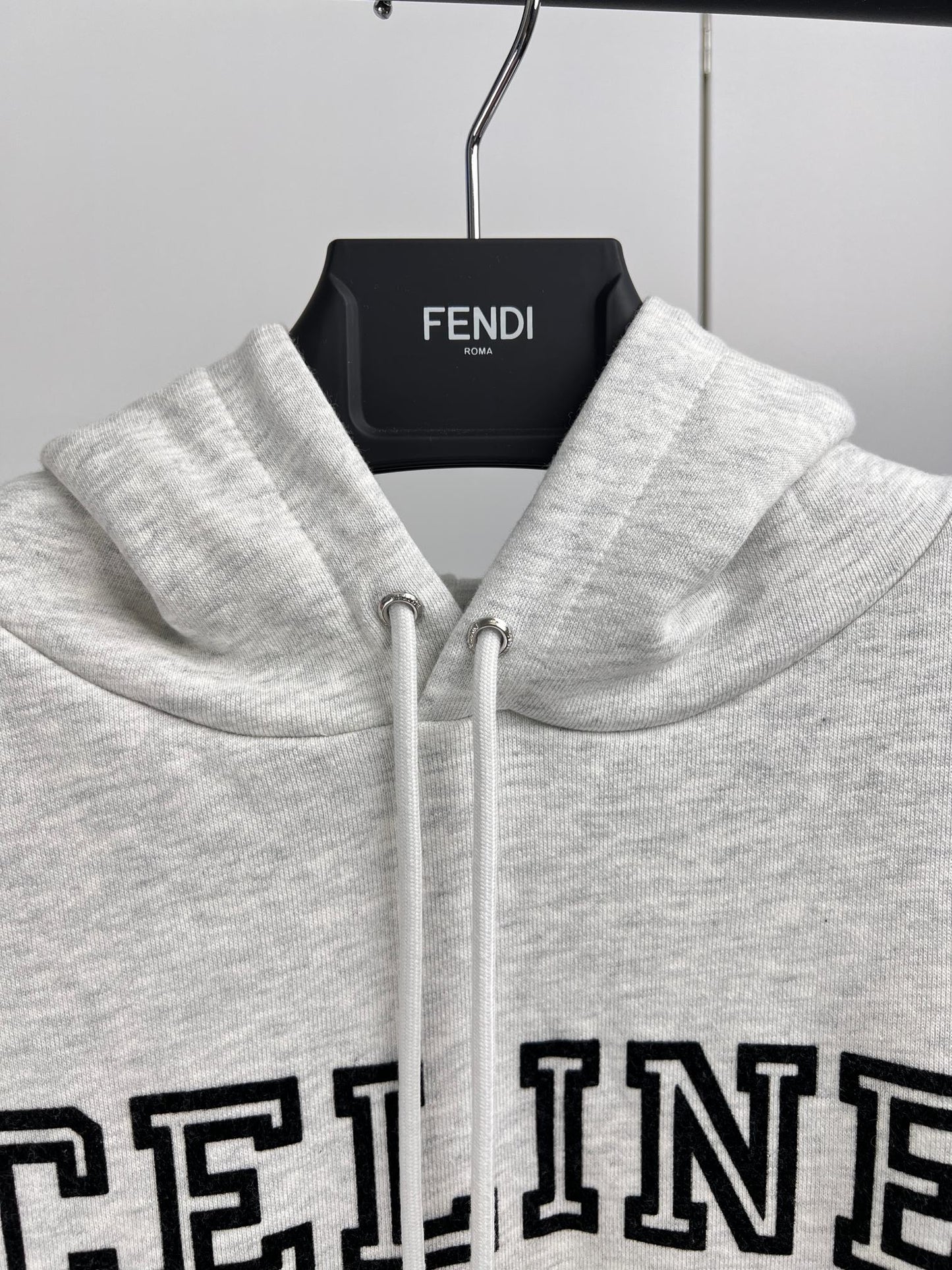 CELINE LOOSE HOODIE IN COTTON FLEECE