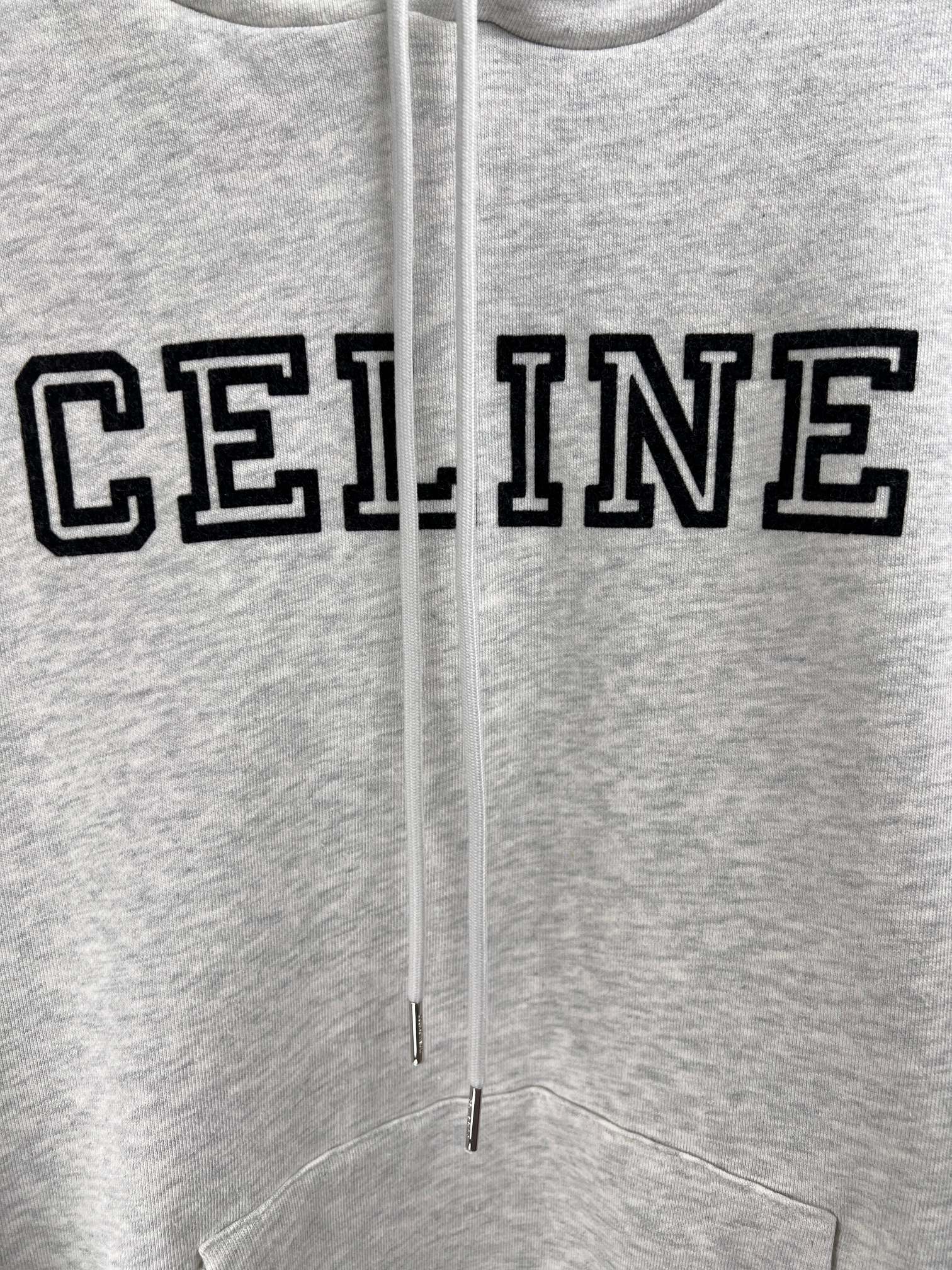 CELINE LOOSE HOODIE IN COTTON FLEECE