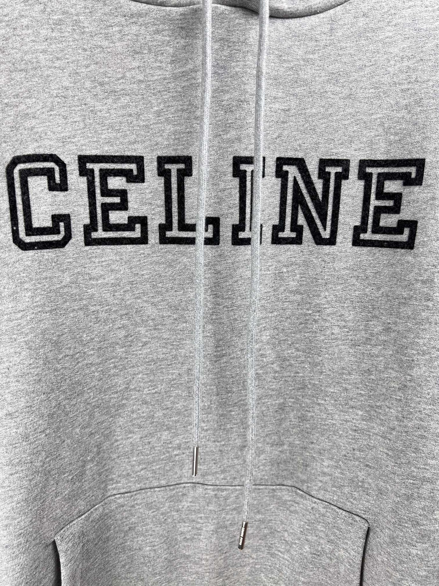 CELINE LOOSE HOODIE IN COTTON FLEECE