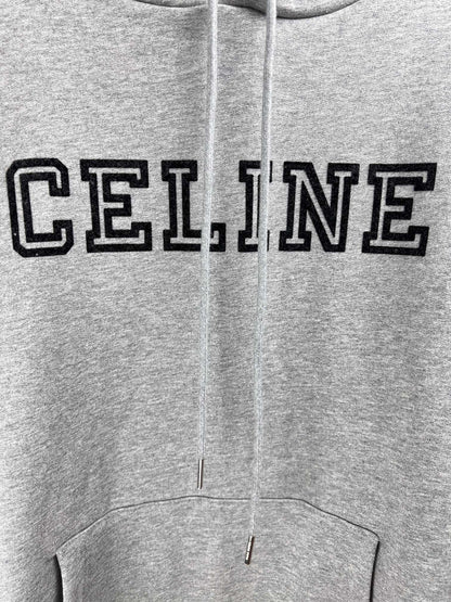 CELINE LOOSE HOODIE IN COTTON FLEECE