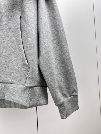 CELINE LOOSE HOODIE IN COTTON FLEECE