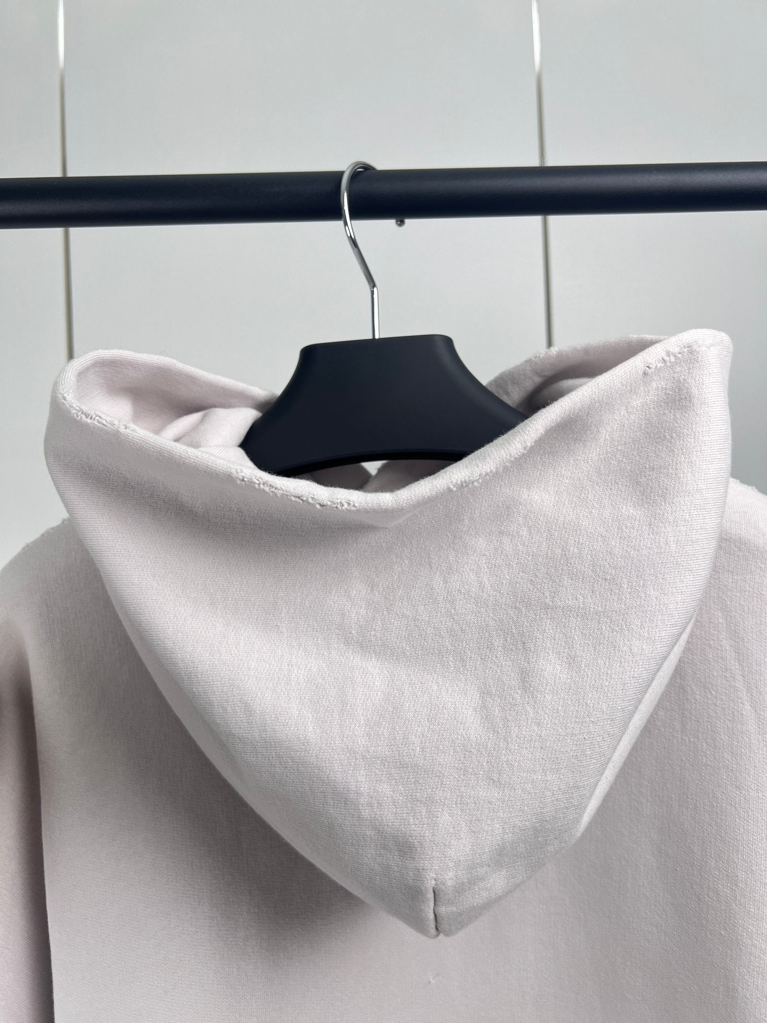 BALENCIAGA Men's 3B Liquified Hoodie Large Fit "Black/Gray"