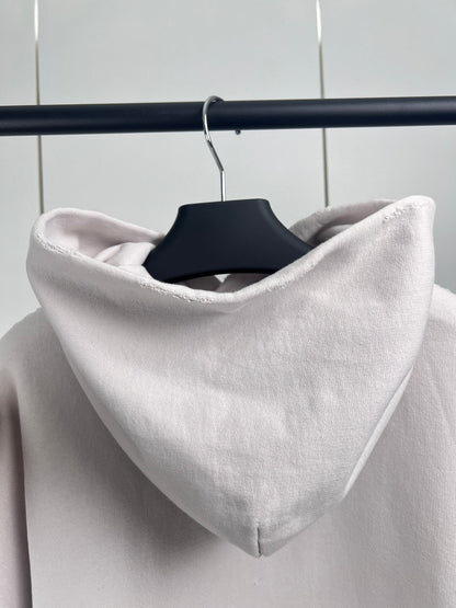 BALENCIAGA Men's 3B Liquified Hoodie Large Fit "Black/Gray"