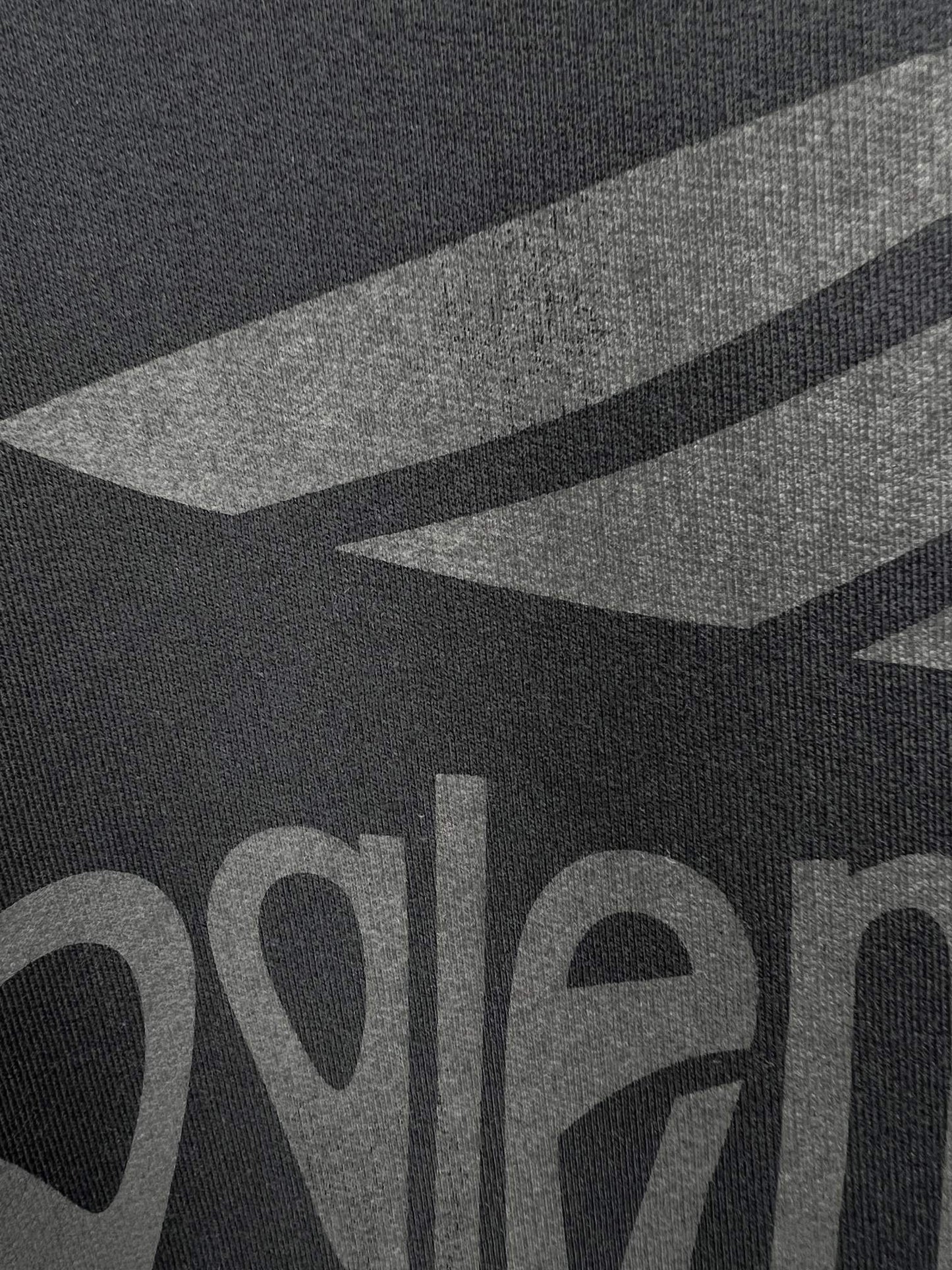 BALENCIAGA Men's 3B Liquified Hoodie Large Fit "Black/Gray"