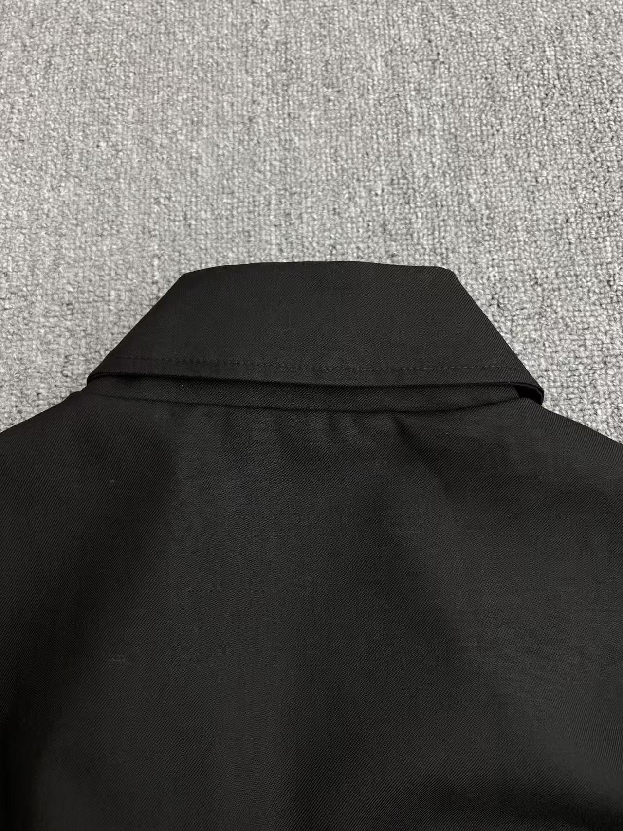 CELINE Blouson in Cotton and Wool Gabardine