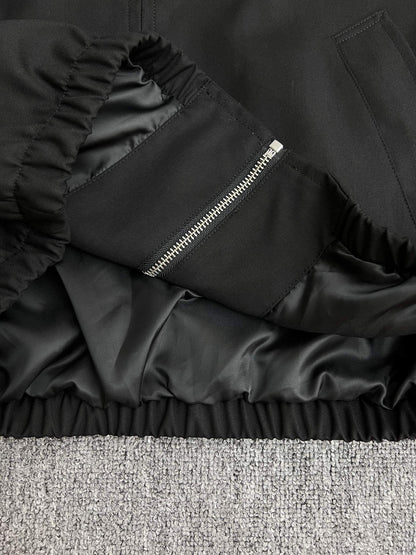 CELINE Blouson in Cotton and Wool Gabardine