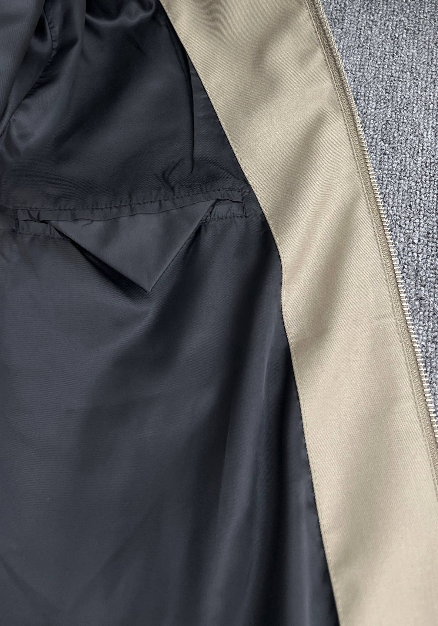 CELINE Blouson in Cotton and Wool Gabardine