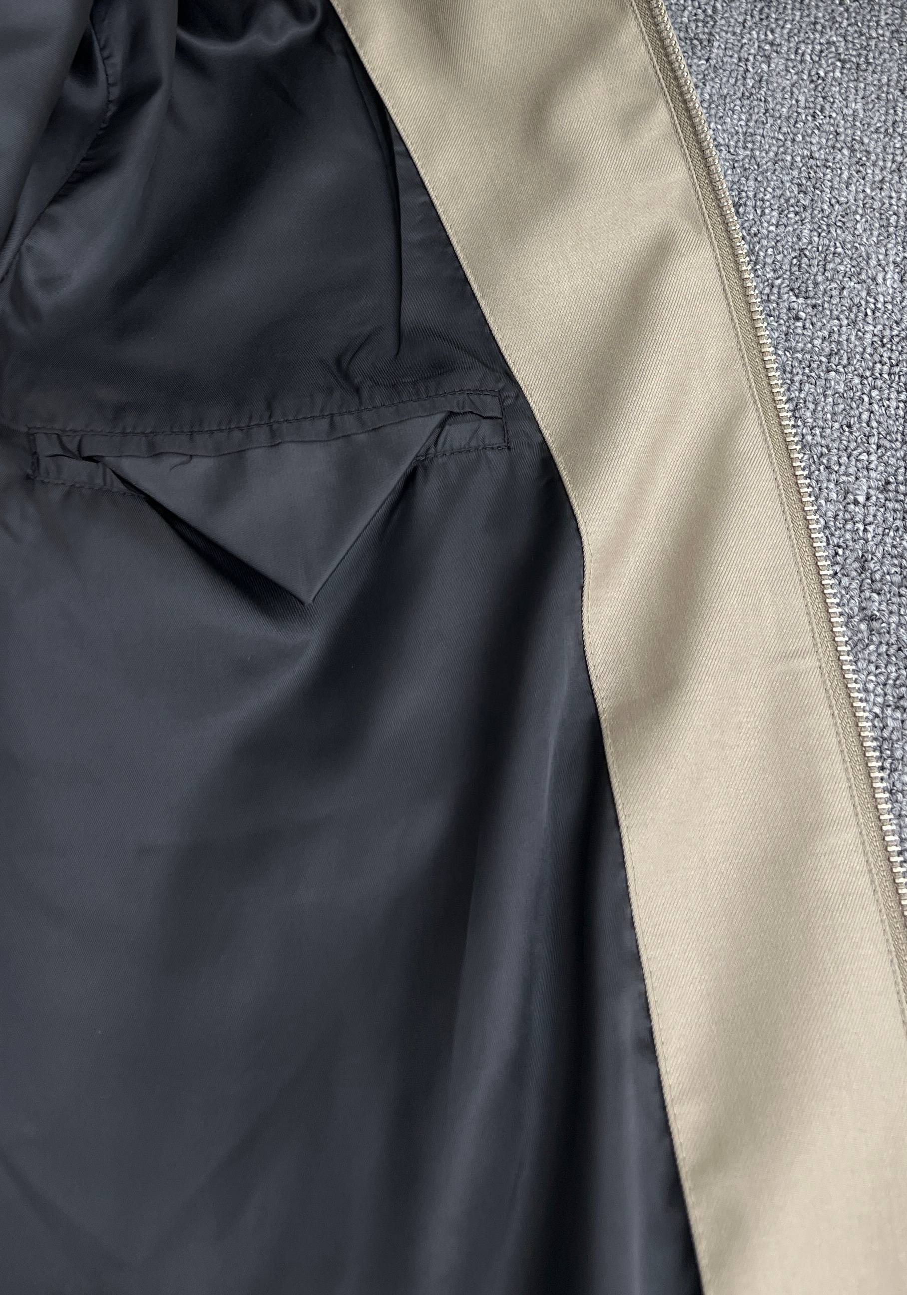 CELINE Blouson in Cotton and Wool Gabardine