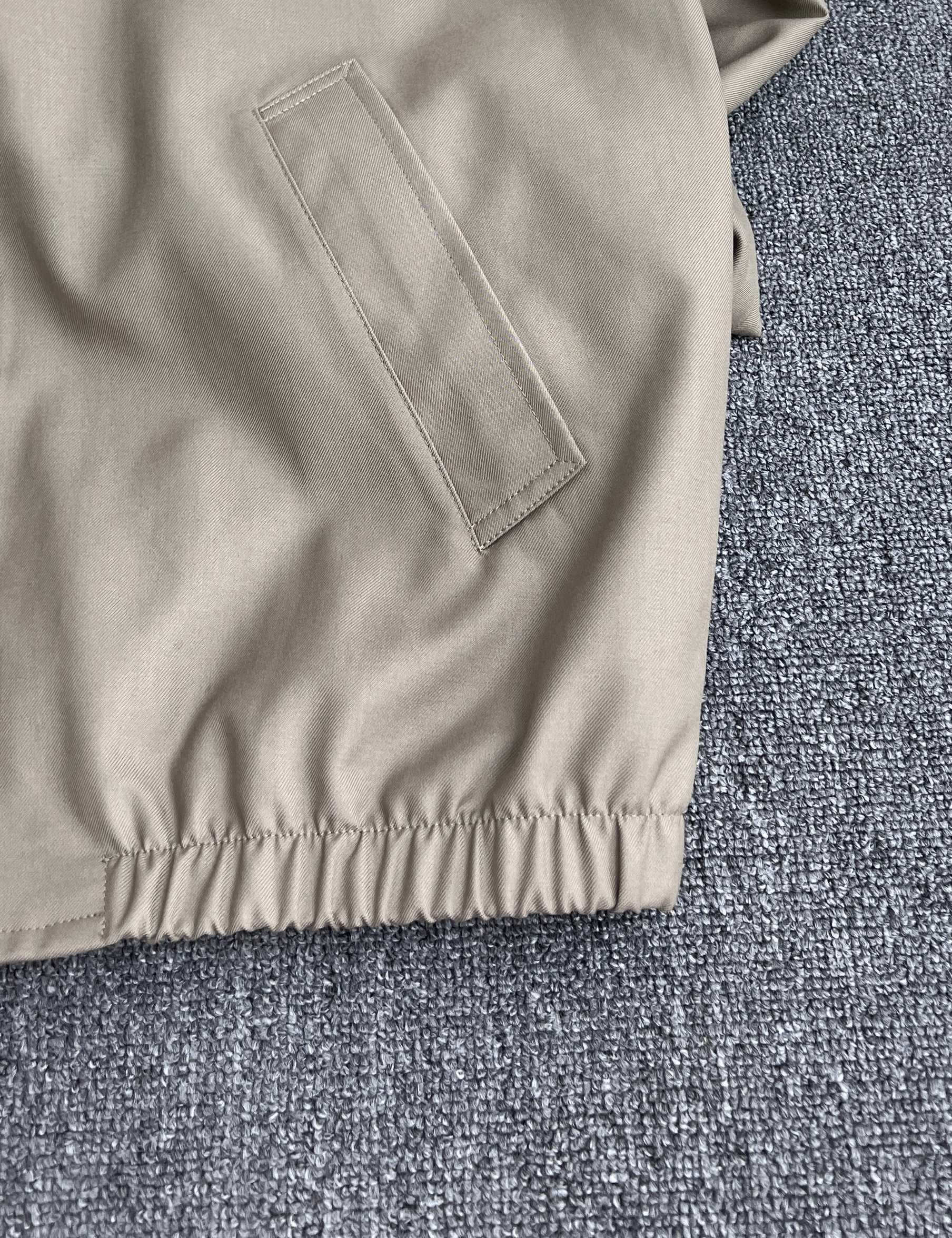 CELINE Blouson in Cotton and Wool Gabardine