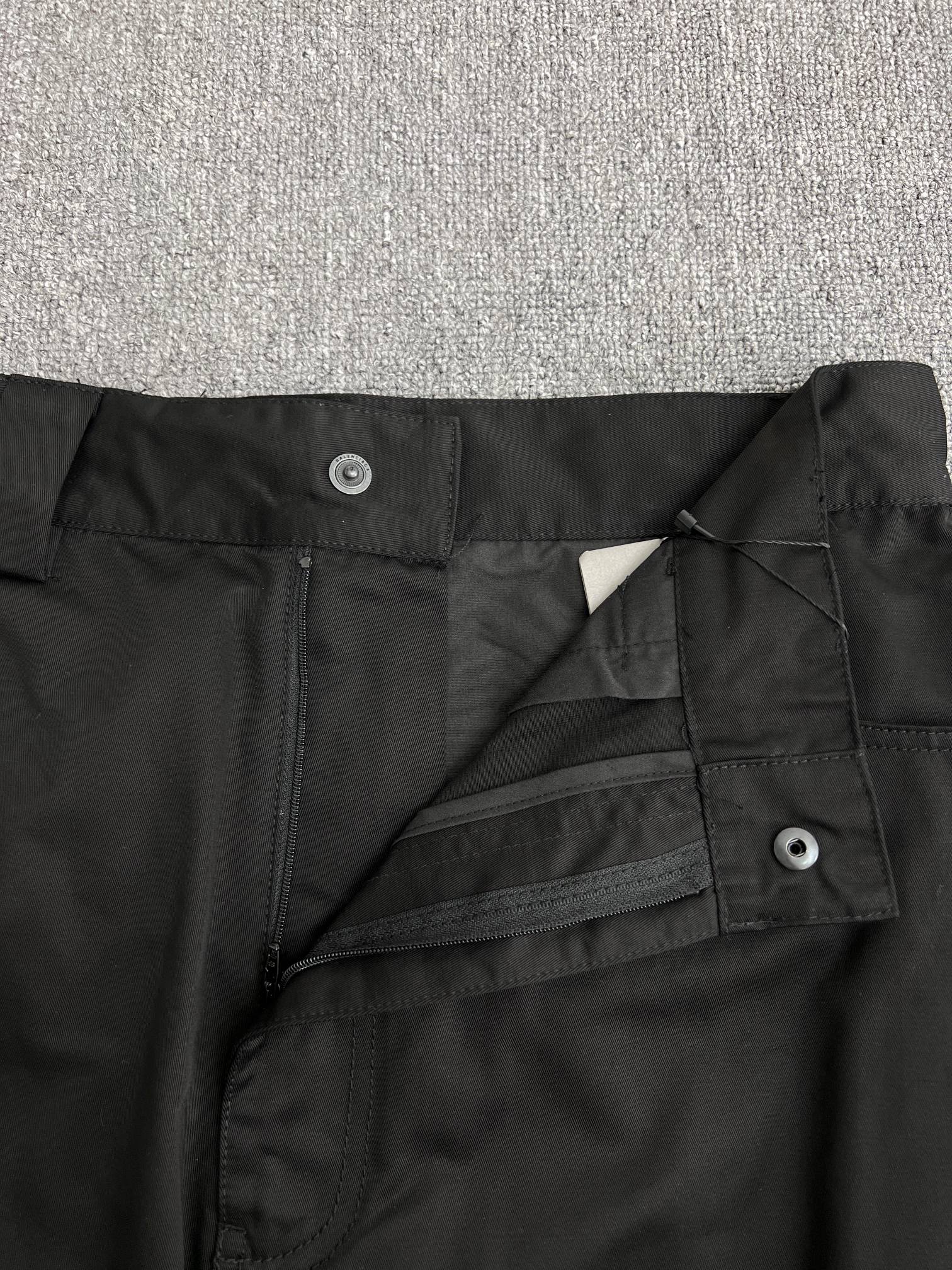 BALENCIAGA Men's Workwear Utility Pants "Black"