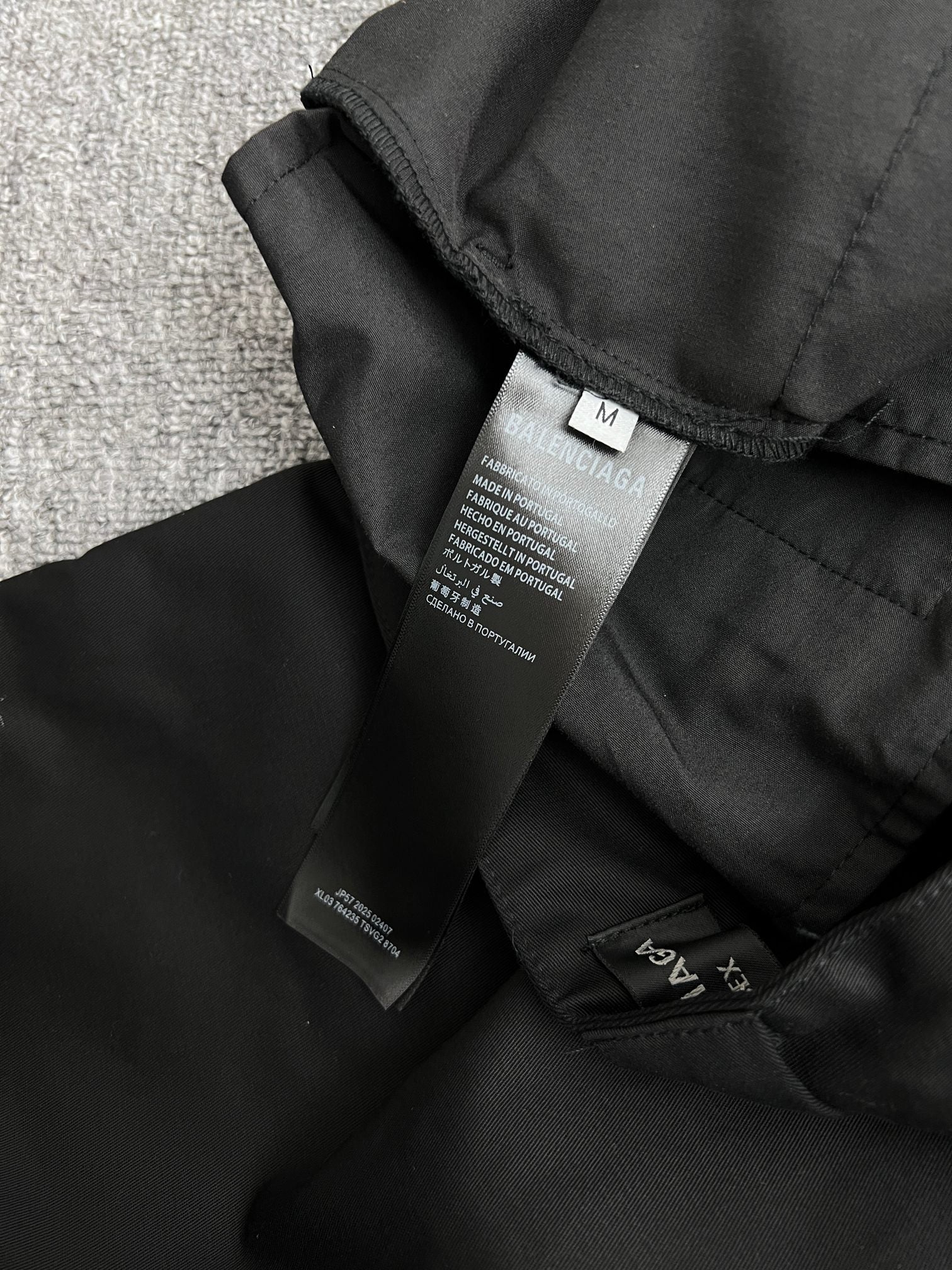 BALENCIAGA Men's Workwear Utility Pants "Black"