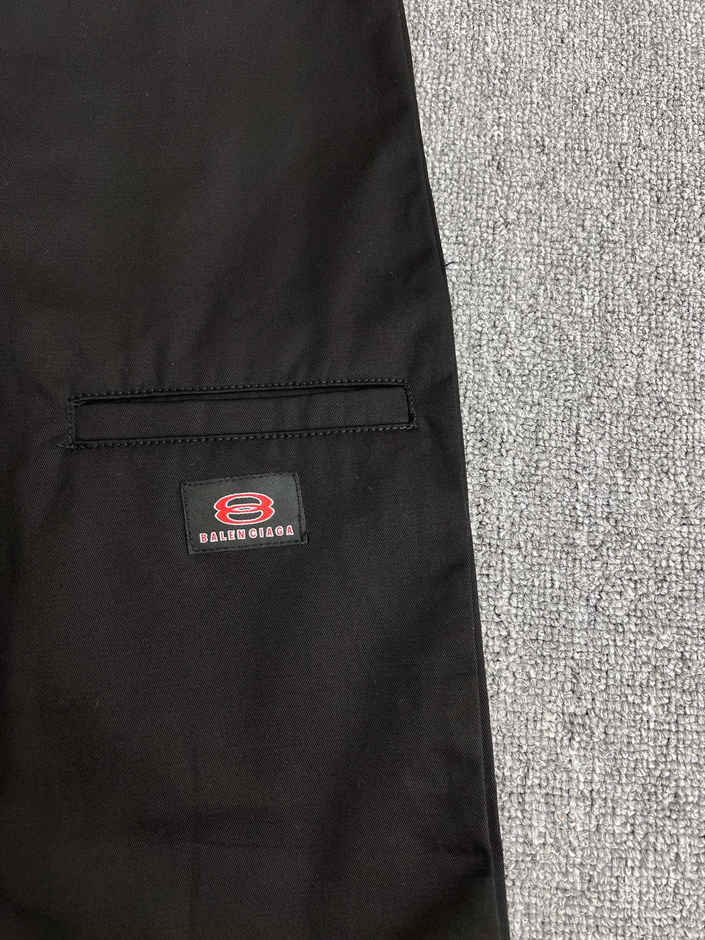 BALENCIAGA Men's Workwear Utility Pants "Black"