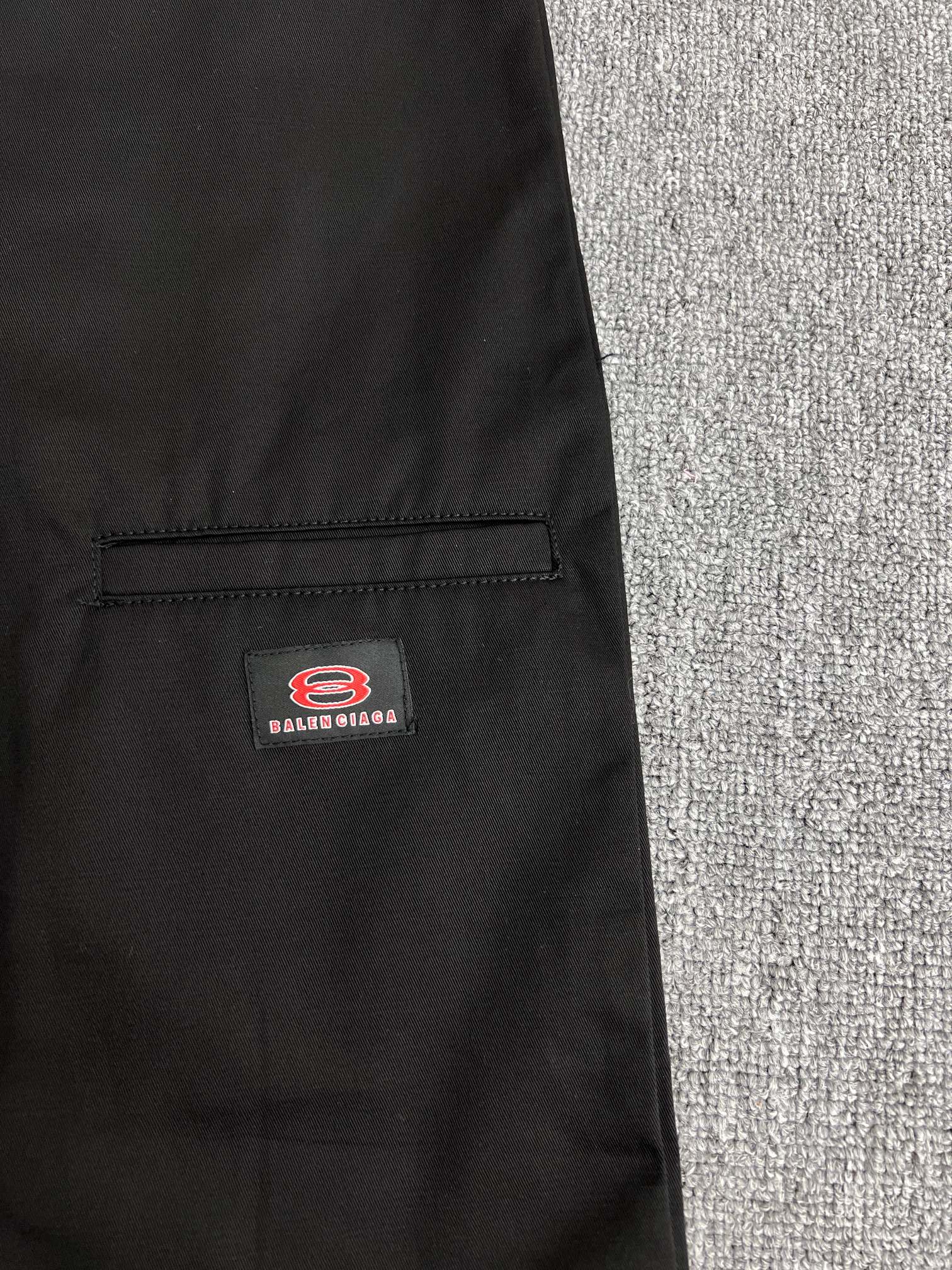 BALENCIAGA Men's Workwear Utility Pants "Black"