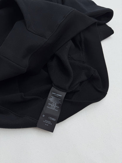 Saint Laurent 50s Signature Hoodie Black Men's