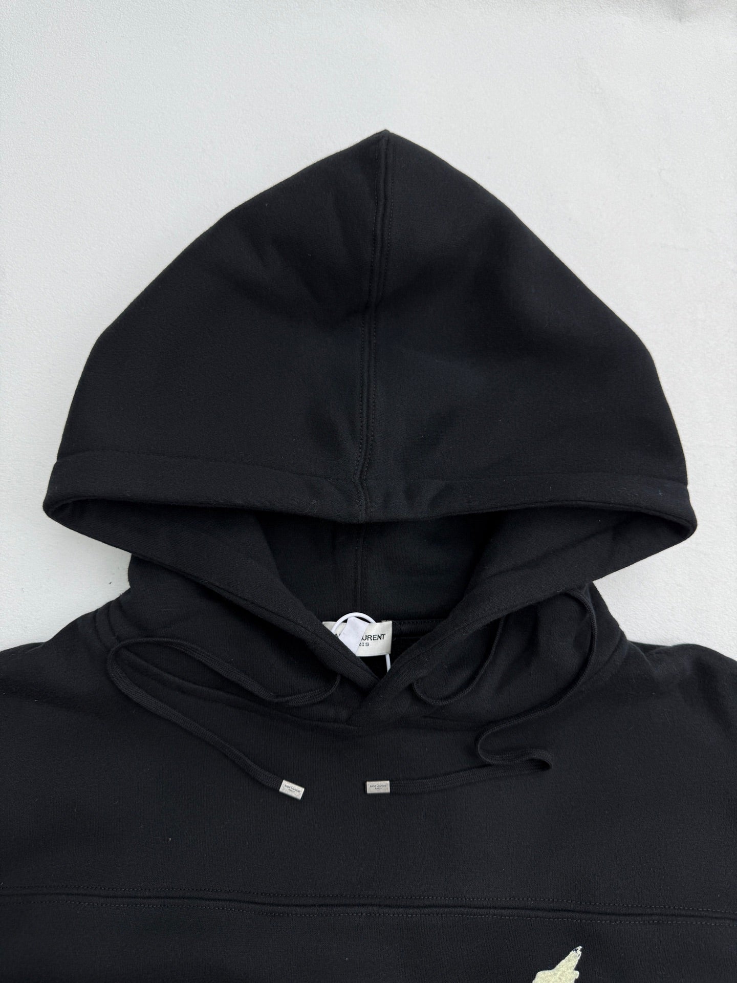 Saint Laurent 50s Signature Hoodie Black Men's