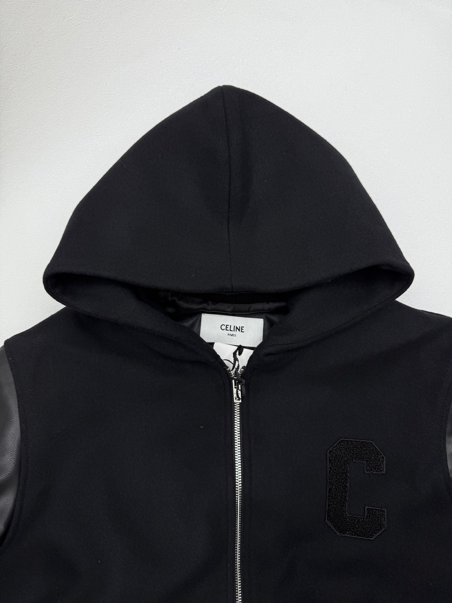 CELINE teddy jacket in double-faced wool