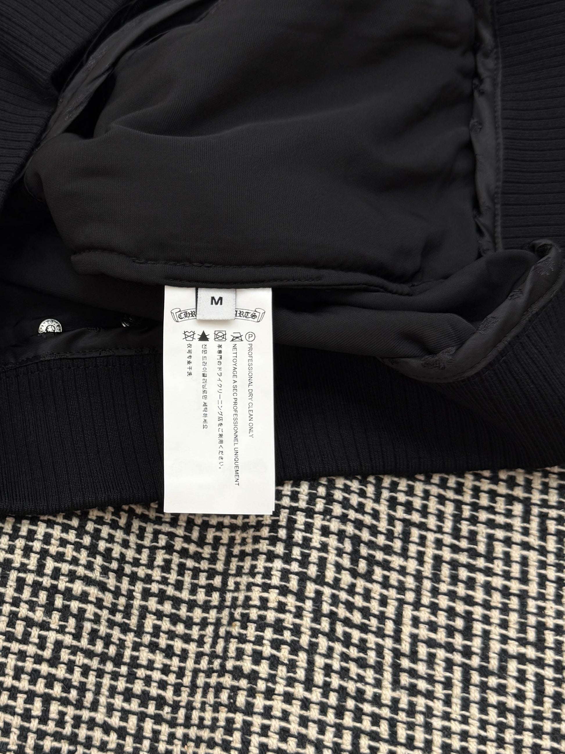 Chrome Hearts Logo-Embroidered Velour Zip-Up Track Jacket