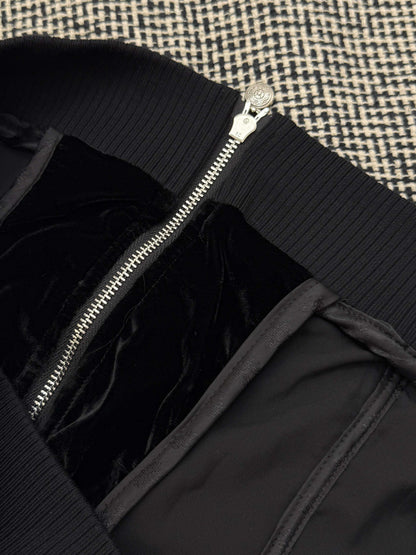 Chrome Hearts Logo-Embroidered Velour Zip-Up Track Jacket