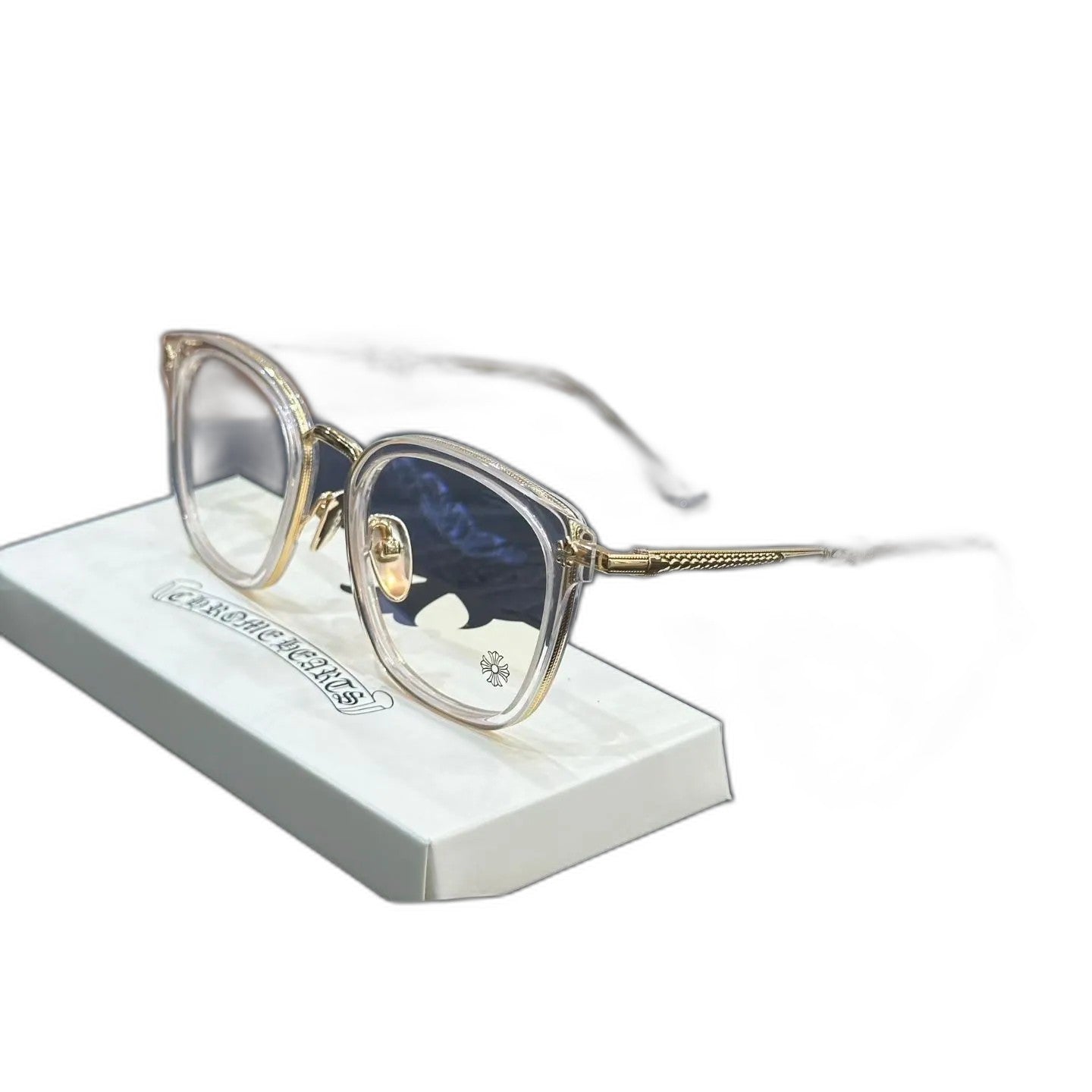 CHROME HEARTS STRAPADICTOME GLASSES