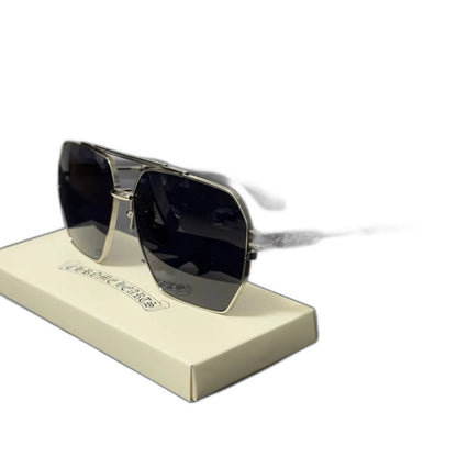 Chrome Hearts Floral Cross Plus Square Sunglasses