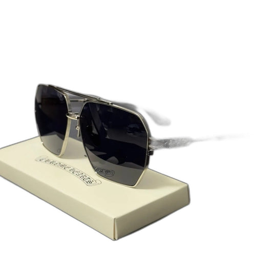 Chrome Hearts Floral Cross Plus Square Sunglasses