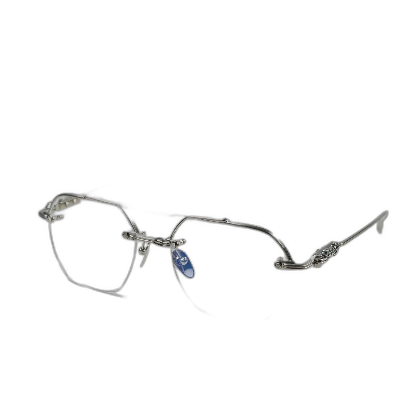 CHROME HEARTS Filigree Cross Square Glasses