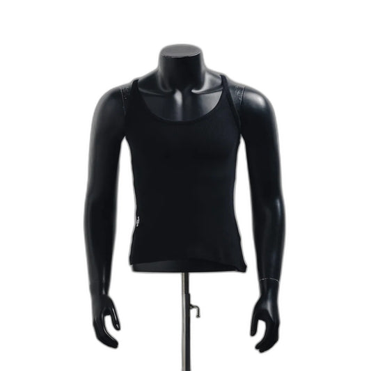 Chrome Hearts Bad Seed CH Embroidered Black Mini Rib Tank Top