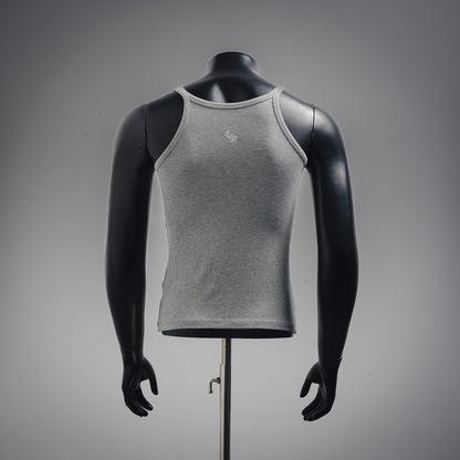 Chrome Hearts Bad Seed CH Embroidered Black Mini Rib Tank Top