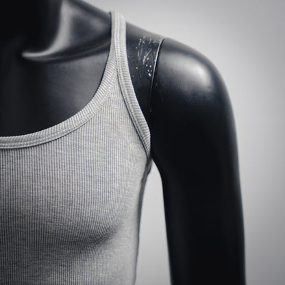 Chrome Hearts Bad Seed CH Embroidered Black Mini Rib Tank Top