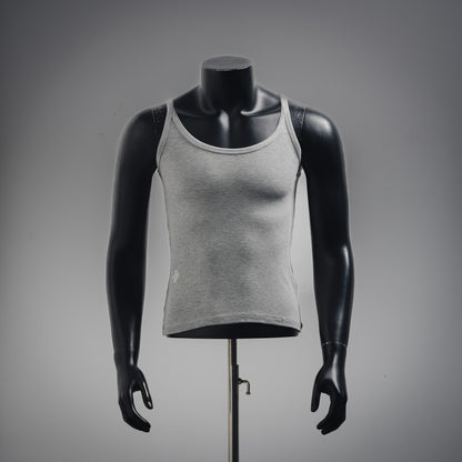 Chrome Hearts Bad Seed CH Embroidered Black Mini Rib Tank Top
